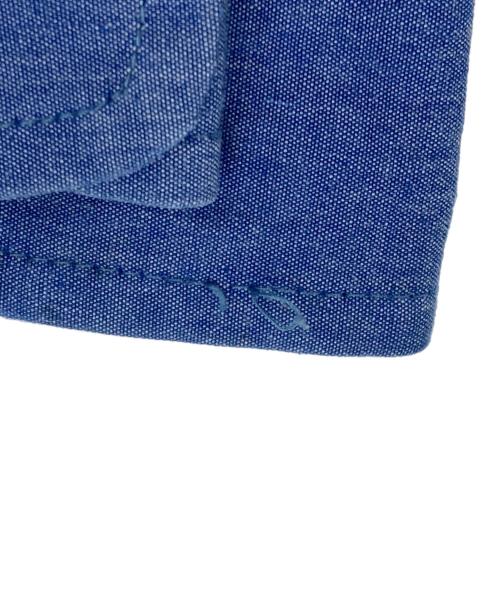 stussy（ステューシー）stussy (ステューシー) ロゴ刺繍ボタンダウンシャツ インディゴ サイズ:Mの古着・服飾アイテム