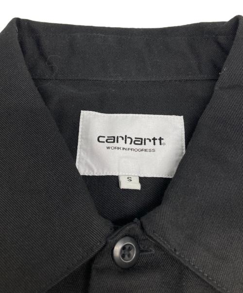 Carhartt WIP（カーハート ワーク イン プログレス）CARHARTT WIP (カーハート ワーク イン プログレス) L/S CRAFT SHIRT ブラック サイズ:Sの古着・服飾アイテム