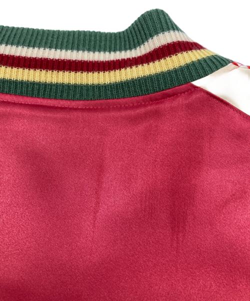 JohnUNDERCOVER（ジョンアンダーカバー）JohnUNDERCOVER (ジョンアンダーカバー) スーベニアジャケット レッド サイズ:3の古着・服飾アイテム