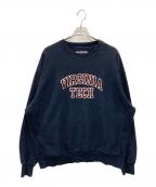 Champion REVERSE WEAVEチャンピオン リバース ウィーブ）の古着「【古着】カレッジロゴスウェット」｜ネイビー