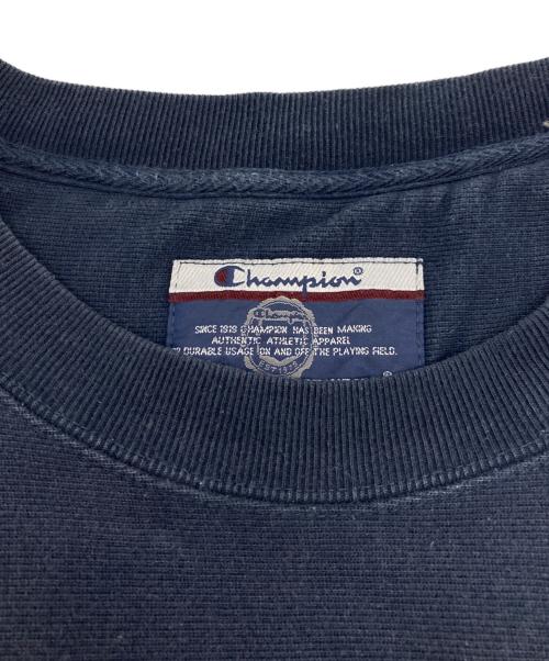 Champion REVERSE WEAVE（チャンピオン リバース ウィーブ）Champion REVERSE WEAVE (チャンピオン リバース ウィーブ) 【古着】カレッジロゴスウェット ネイビー サイズ:XLの古着・服飾アイテム