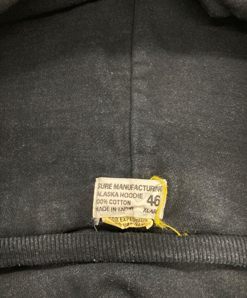 SURE MANUFACTURING（シュアーマニファクチャリング）SURE MANUFACTURING (シュアーマニファクチャリング) ALASKA HOODIE ブラック サイズ:SIZE 46の古着・服飾アイテム