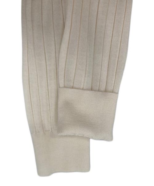 SLOANE（スローン）SLOANE (スローン) 18Gワイドリブポロカーディガン アイボリー サイズ:SIZE 1の古着・服飾アイテム