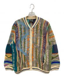 Coogi（クージー）の古着「ジップアップカーディガン」｜マルチカラー
