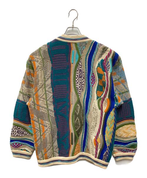 Coogi（クージー）COOGI (クージー) ジップアップカーディガン マルチカラー サイズ:Mの古着・服飾アイテム