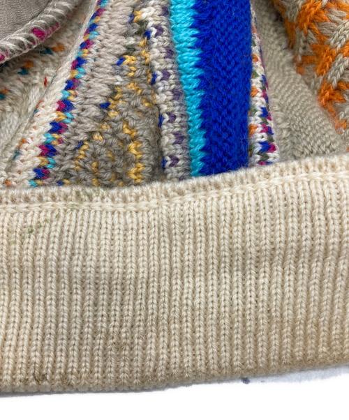 Coogi（クージー）COOGI (クージー) ジップアップカーディガン マルチカラー サイズ:Mの古着・服飾アイテム