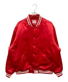 SUPREME×MITCHELL & NESS（シュプリーム×ミッチェルアンドネス）の古着「Satin Varsity Jacket」｜レッド