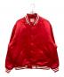 Supreme（シュプリーム）の古着「Satin Varsity Jacket」｜レッド