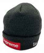 SUPREME×New Eraシュプリーム×ニューエラ）の古着「BOX LOGO NEANIE」｜ブラック