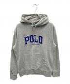 POLO RALPH LAURENポロ・ラルフローレン）の古着「LSPOHOODM5-LONG SLEEVE-SWEATSHIRT」｜グレー