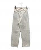 YANUKヤヌーク）の古着「Spill Proof ボーイズストレート」｜ホワイト