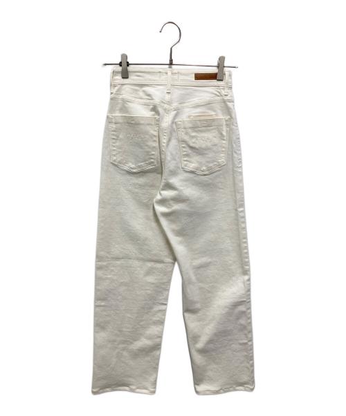YANUK（ヤヌーク）YANUK (ヤヌーク) Spill Proof ボーイズストレート ホワイト サイズ:23の古着・服飾アイテム