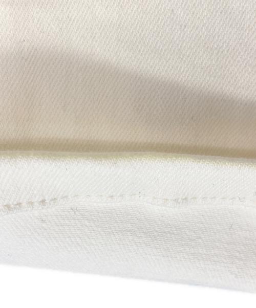 YANUK（ヤヌーク）YANUK (ヤヌーク) Spill Proof ボーイズストレート ホワイト サイズ:23の古着・服飾アイテム