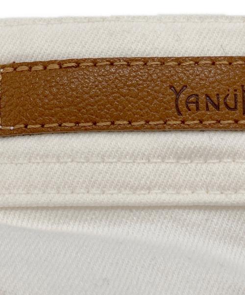 YANUK（ヤヌーク）YANUK (ヤヌーク) Spill Proof ボーイズストレート ホワイト サイズ:23の古着・服飾アイテム