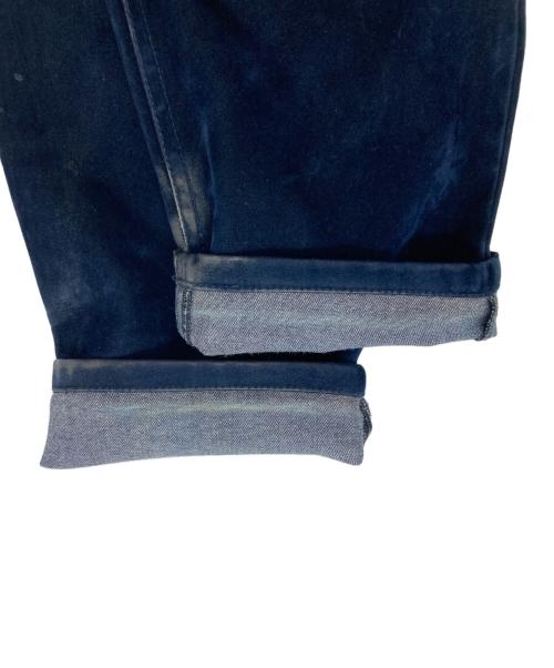 Maison Martin Margiela（メゾンマルタンマルジェラ）Maison Martin Margiela (メゾンマルタンマルジェラ) ベロアパンツ ネイビー サイズ:46の古着・服飾アイテム