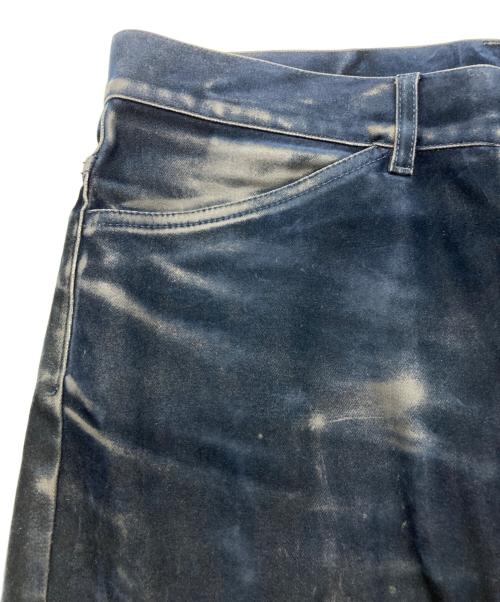 Maison Martin Margiela（メゾンマルタンマルジェラ）Maison Martin Margiela (メゾンマルタンマルジェラ) ベロアパンツ ネイビー サイズ:46の古着・服飾アイテム