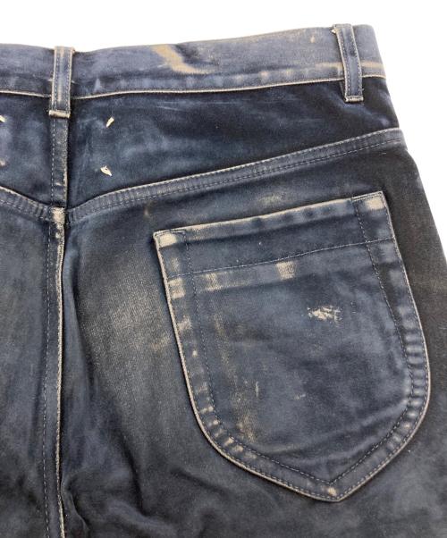 Maison Martin Margiela（メゾンマルタンマルジェラ）Maison Martin Margiela (メゾンマルタンマルジェラ) ベロアパンツ ネイビー サイズ:46の古着・服飾アイテム