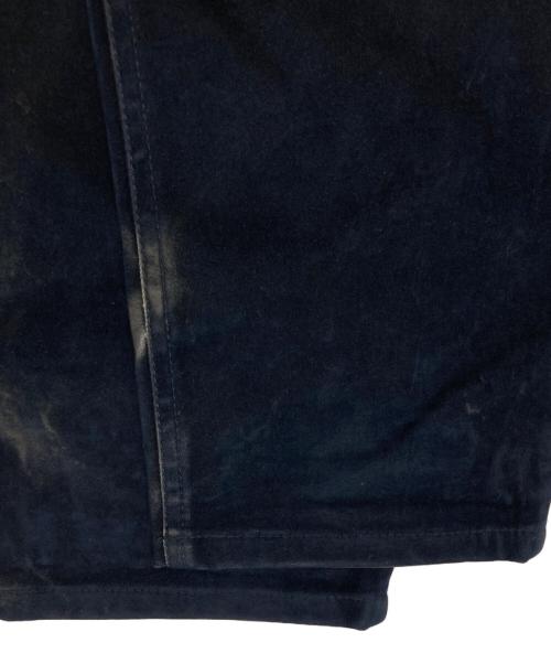 Maison Martin Margiela（メゾンマルタンマルジェラ）Maison Martin Margiela (メゾンマルタンマルジェラ) ベロアパンツ ネイビー サイズ:46の古着・服飾アイテム