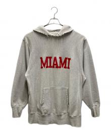 Champion REVERSE WEAVE（チャンピオン リバース ウィーブ）の古着「MIAMI プルオーバーパーカー」｜グレー