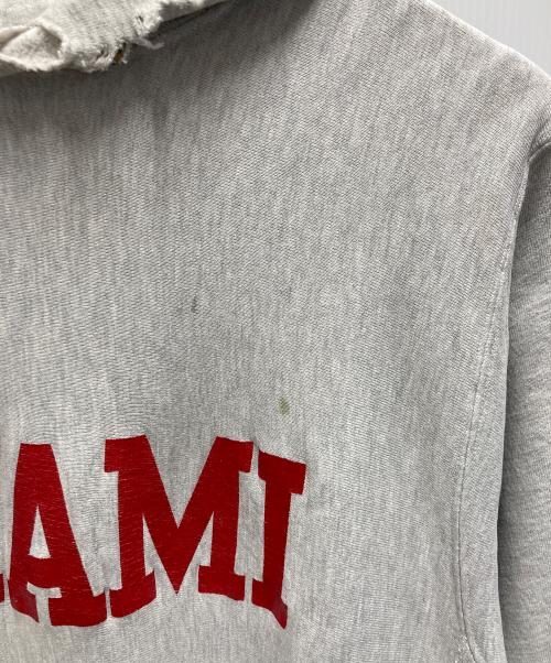 Champion REVERSE WEAVE（チャンピオン リバース ウィーブ）Champion REVERSE WEAVE (チャンピオン リバース ウィーブ) MIAMI プルオーバーパーカー グレー サイズ:XX-LARGEの古着・服飾アイテム