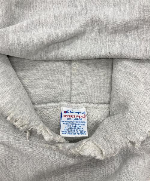 Champion REVERSE WEAVE（チャンピオン リバース ウィーブ）Champion REVERSE WEAVE (チャンピオン リバース ウィーブ) MIAMI プルオーバーパーカー グレー サイズ:XX-LARGEの古着・服飾アイテム