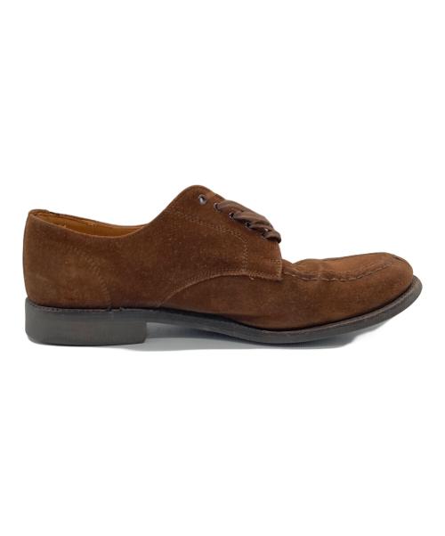 SANDERS（サンダース）SANDERS (サンダース) MILITARY APRON DERBY SHOES ブラウン サイズ:7の古着・服飾アイテム