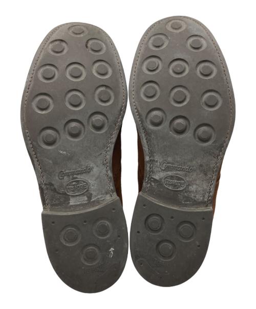 SANDERS（サンダース）SANDERS (サンダース) MILITARY APRON DERBY SHOES ブラウン サイズ:7の古着・服飾アイテム