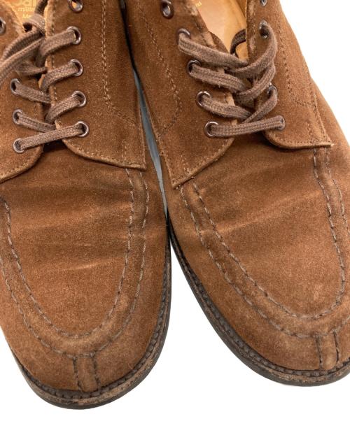 SANDERS（サンダース）SANDERS (サンダース) MILITARY APRON DERBY SHOES ブラウン サイズ:7の古着・服飾アイテム