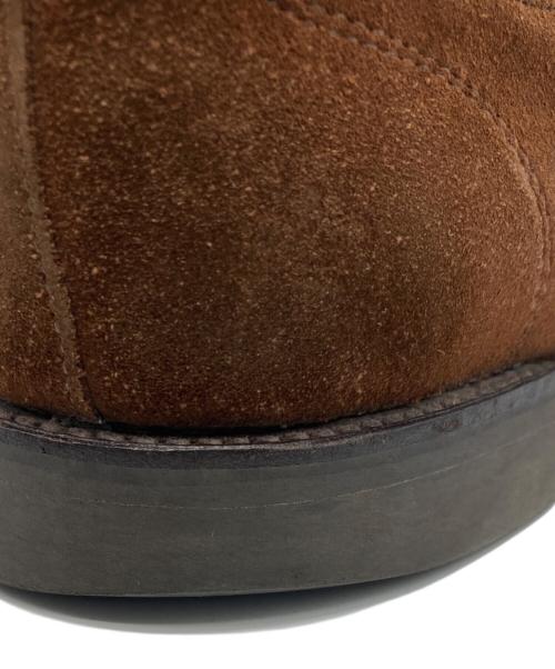 SANDERS（サンダース）SANDERS (サンダース) MILITARY APRON DERBY SHOES ブラウン サイズ:7の古着・服飾アイテム