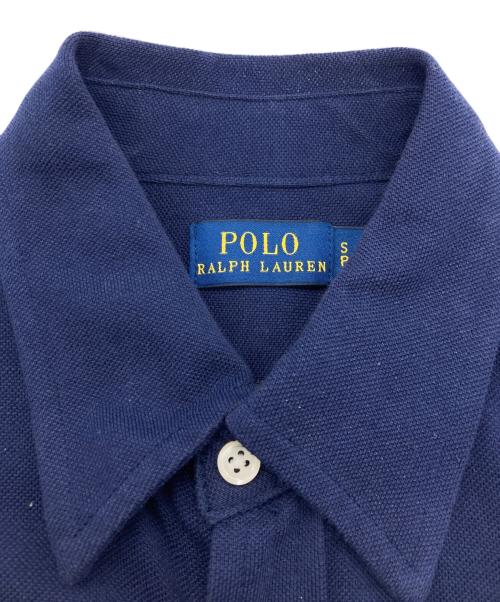 POLO RALPH LAUREN（ポロ・ラルフローレン）POLO RALPH LAUREN (ポロ・ラルフローレン) 鹿の子ポロワンピース ネイビー サイズ:Sの古着・服飾アイテム