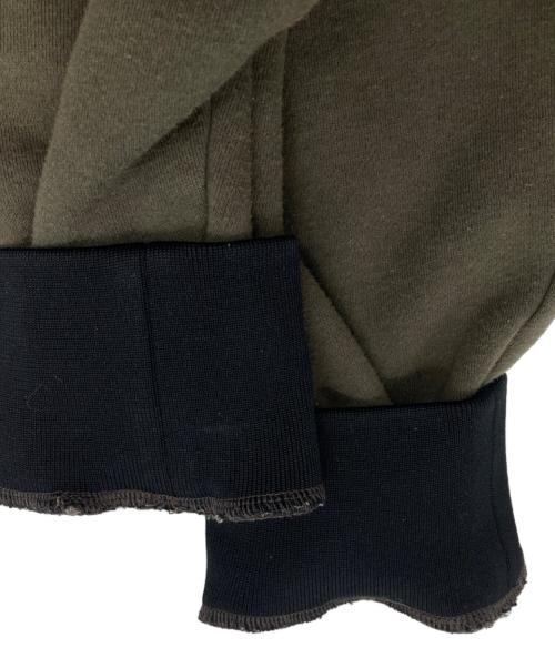 UMBRO（アンブロ）UMBRO (アンブロ) BoTT (ボット) ロゴプリントスウェットトレーナー ブラウン×オリーブ サイズ:XLの古着・服飾アイテム