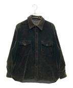 KAPTAIN SUNSHINEキャプテンサンシャイン）の古着「Corduroy C.P.O」｜ブラック