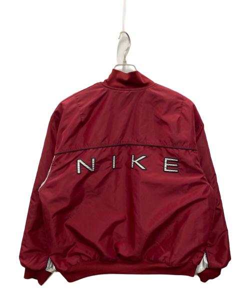 NIKE（ナイキ）NIKE (ナイキ) 中綿リバーシブルブルゾン レッド×ブラック サイズ:Mの古着・服飾アイテム