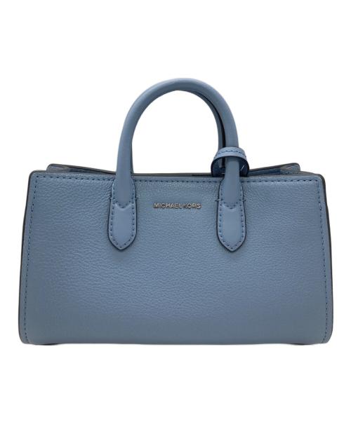 MICHAEL KORS（マイケル・コース）MICHAEL KORS (マイケル・コース) SCARLETT レザー クロスボディ エクストラスモール ブルーの古着・服飾アイテム