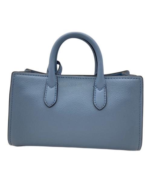 MICHAEL KORS（マイケル・コース）MICHAEL KORS (マイケル・コース) SCARLETT レザー クロスボディ エクストラスモール ブルーの古着・服飾アイテム