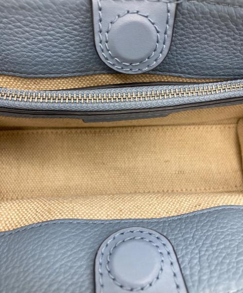 MICHAEL KORS（マイケル・コース）MICHAEL KORS (マイケル・コース) SCARLETT レザー クロスボディ エクストラスモール ブルーの古着・服飾アイテム