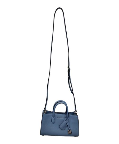 MICHAEL KORS（マイケル・コース）MICHAEL KORS (マイケル・コース) SCARLETT レザー クロスボディ エクストラスモール ブルーの古着・服飾アイテム