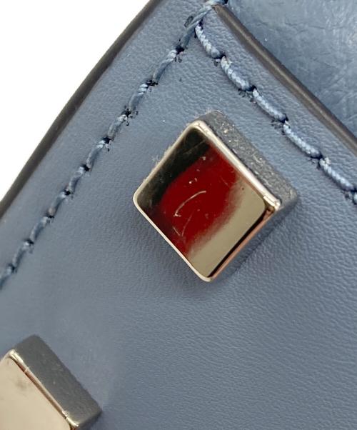 MICHAEL KORS（マイケル・コース）MICHAEL KORS (マイケル・コース) SCARLETT レザー クロスボディ エクストラスモール ブルーの古着・服飾アイテム