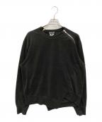 COMME des GARCONS HOMME DEUXコムデギャルソン オム ドゥ）の古着「エステルフリースプルオーバー」｜ブラック