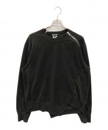 COMME des GARCONS HOMME DEUX（コムデギャルソン オム ドゥ）の古着「エステルフリースプルオーバー」｜ブラック