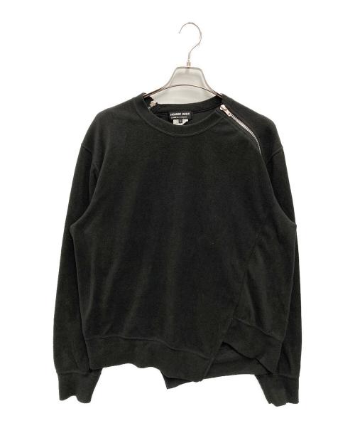 COMME des GARCONS HOMME DEUX（コムデギャルソン オム ドゥ）COMME des GARCONS HOMME DEUX (コムデギャルソン オム ドゥ) エステルフリースプルオーバー ブラック サイズ:Lの古着・服飾アイテム