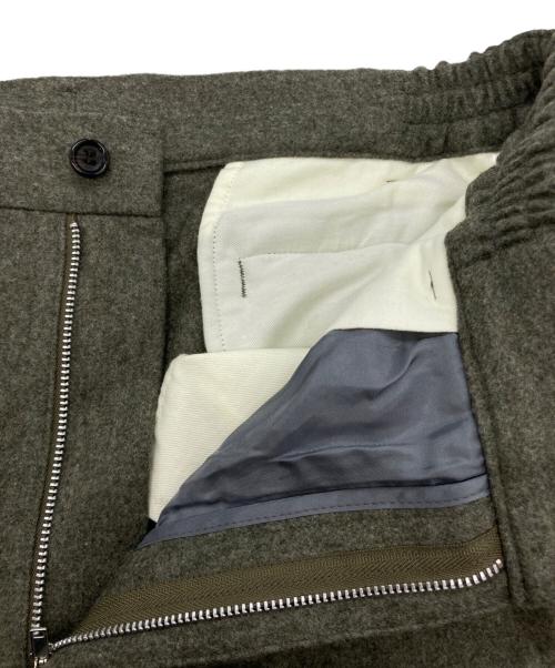 COMME des GARCONS HOMME DEUX（コムデギャルソン オム ドゥ）COMME des GARCONS HOMME DEUX (コムデギャルソン オム ドゥ) 【古着】Wool-Nylon Flannel Pants オリーブ サイズ:Mの古着・服飾アイテム