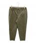 COMME des GARCONS HOMME DEUX（コムデギャルソン オム ドゥ）の古着「【古着】Wool-Nylon Flannel Pants」｜オリーブ