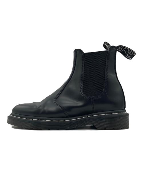 Dr.Martens（ドクターマーチン）Dr.Martens (ドクターマーチン) 2976 ホワイトステッチ チェルシーブーツ ブラック サイズ:UK6の古着・服飾アイテム