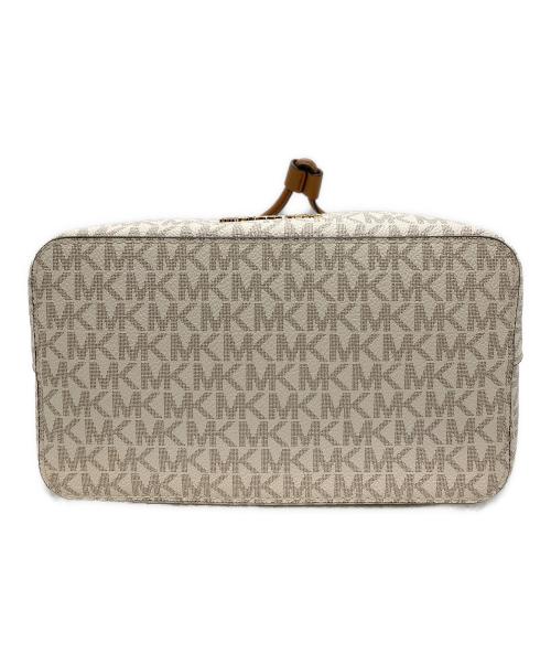 MICHAEL KORS（マイケル・コース）MICHAEL KORS (マイケル・コース) 2WAYショルダーバッグ ホワイトの古着・服飾アイテム