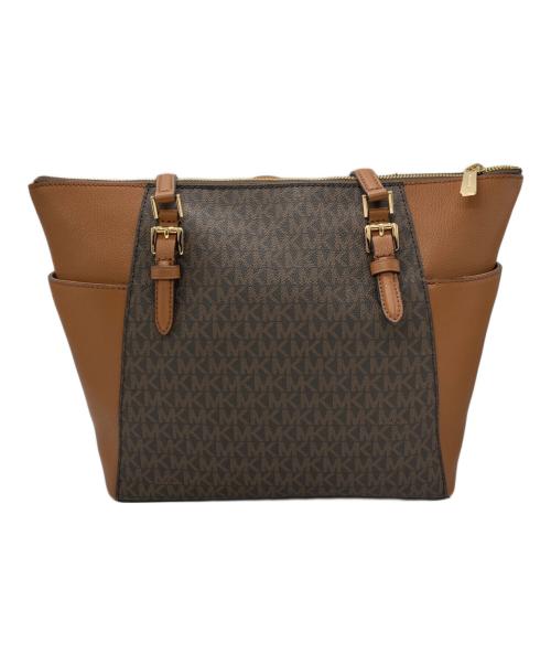 MICHAEL KORS（マイケル・コース）MICHAEL KORS (マイケル・コース) トートバッグ ブラウンの古着・服飾アイテム