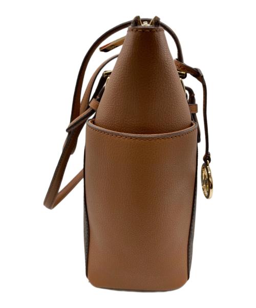 MICHAEL KORS（マイケル・コース）MICHAEL KORS (マイケル・コース) トートバッグ ブラウンの古着・服飾アイテム