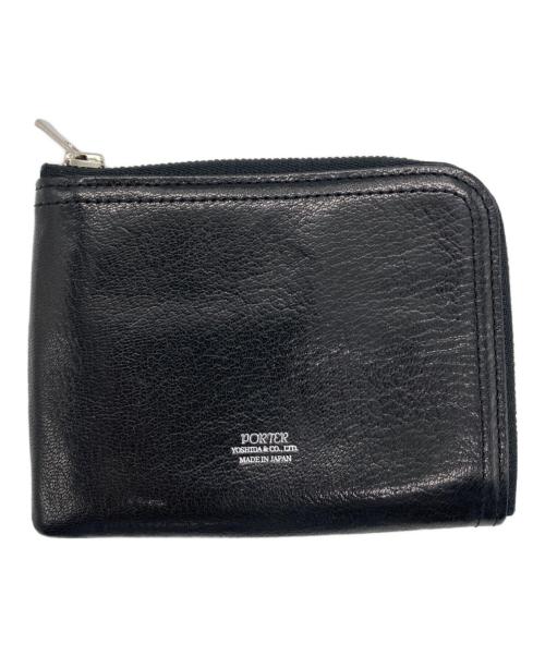 PORTER（ポーター）PORTER (ポーター) BEAUTY&YOUTH (ビューティーアンドユース) 別注 L-ZIP WALLET ブラックの古着・服飾アイテム