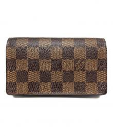 LOUIS VUITTON（ルイ ヴィトン）の古着「2つ折り財布」｜ブラウン