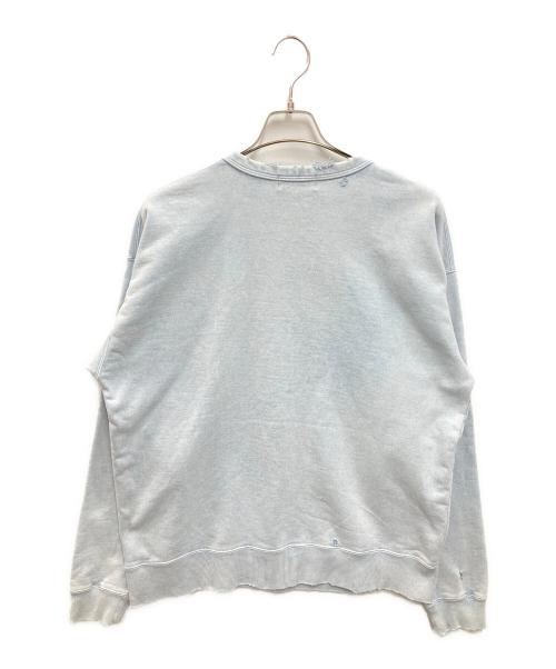 JOURNAL STANDARD HOMESTEAD（ジャーナルスタンダード ホームステッド）JOURNAL STANDARD HOMESTEAD (ジャーナルスタンダード ホームステッド) パシフィック 裏毛 ダメージ スウェット ブルー サイズ:Mの古着・服飾アイテム